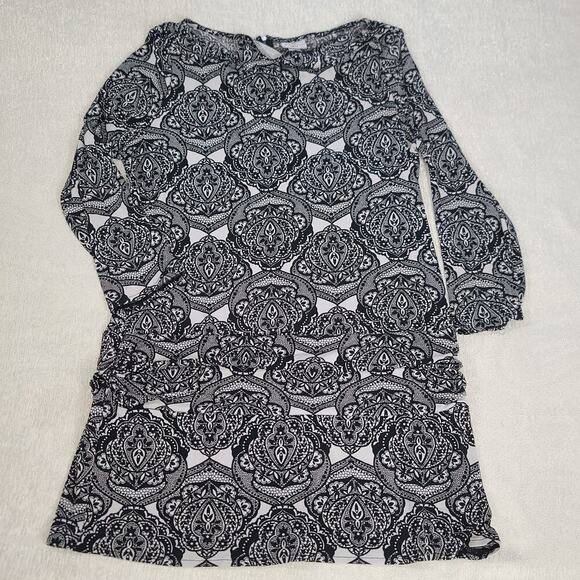 Worthington women's dress black white Size XL Office work wear Whimsigoth - Picture 3 of 9